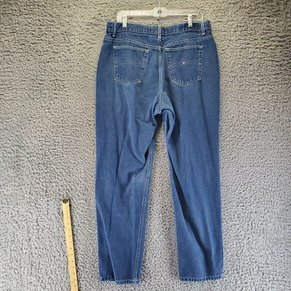 Tommy Hilfiger Jeans Womens Size 16 Blue Perfect T Straight Leg Denim - Picture 10 of 11